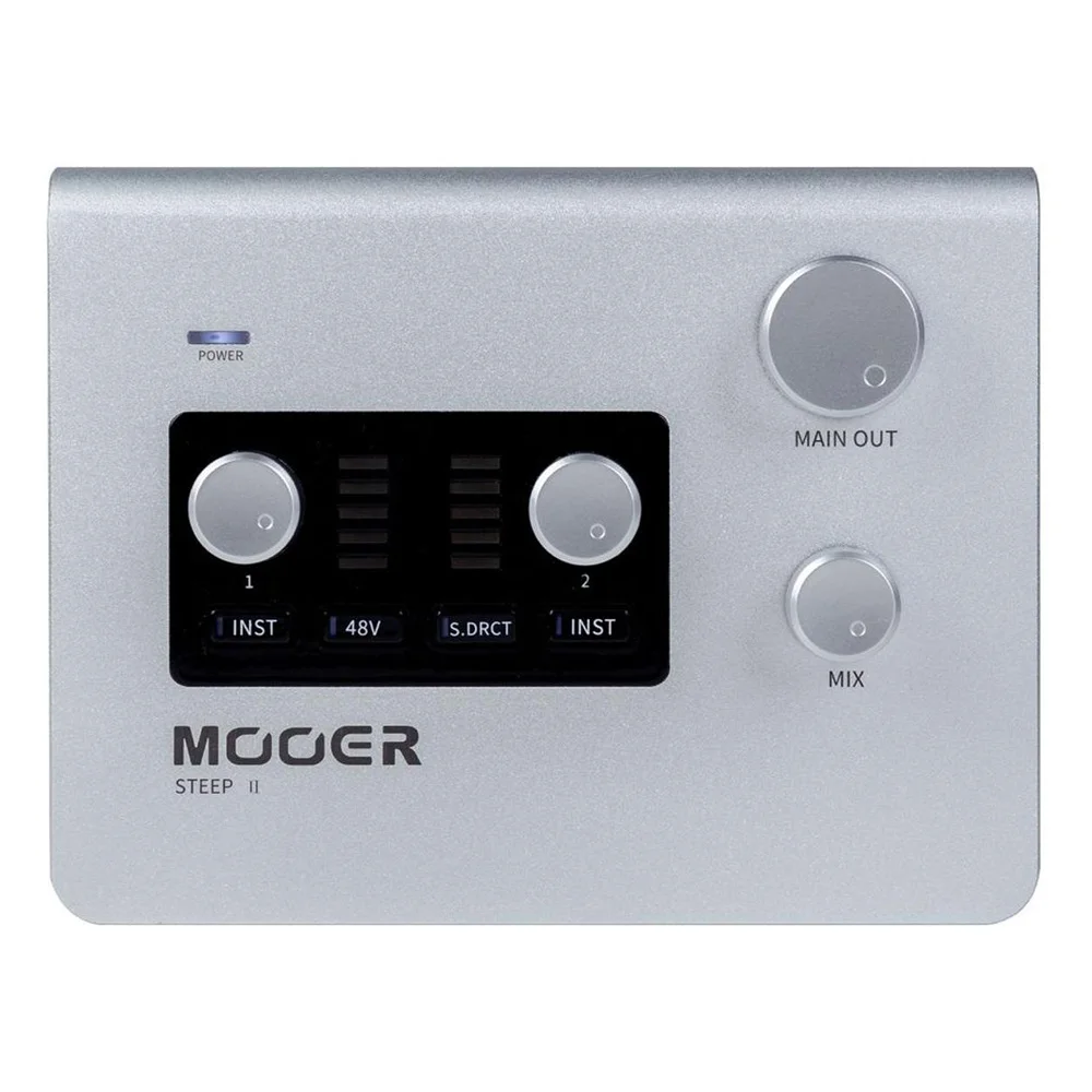 Mooer STEEP II silver/black usb аудио интерфейс