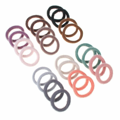 ЮНИLOOK Резинки для волос 10шт d445см полиэстер 5 миксов цветов ACS-86 2 штуки 452₽