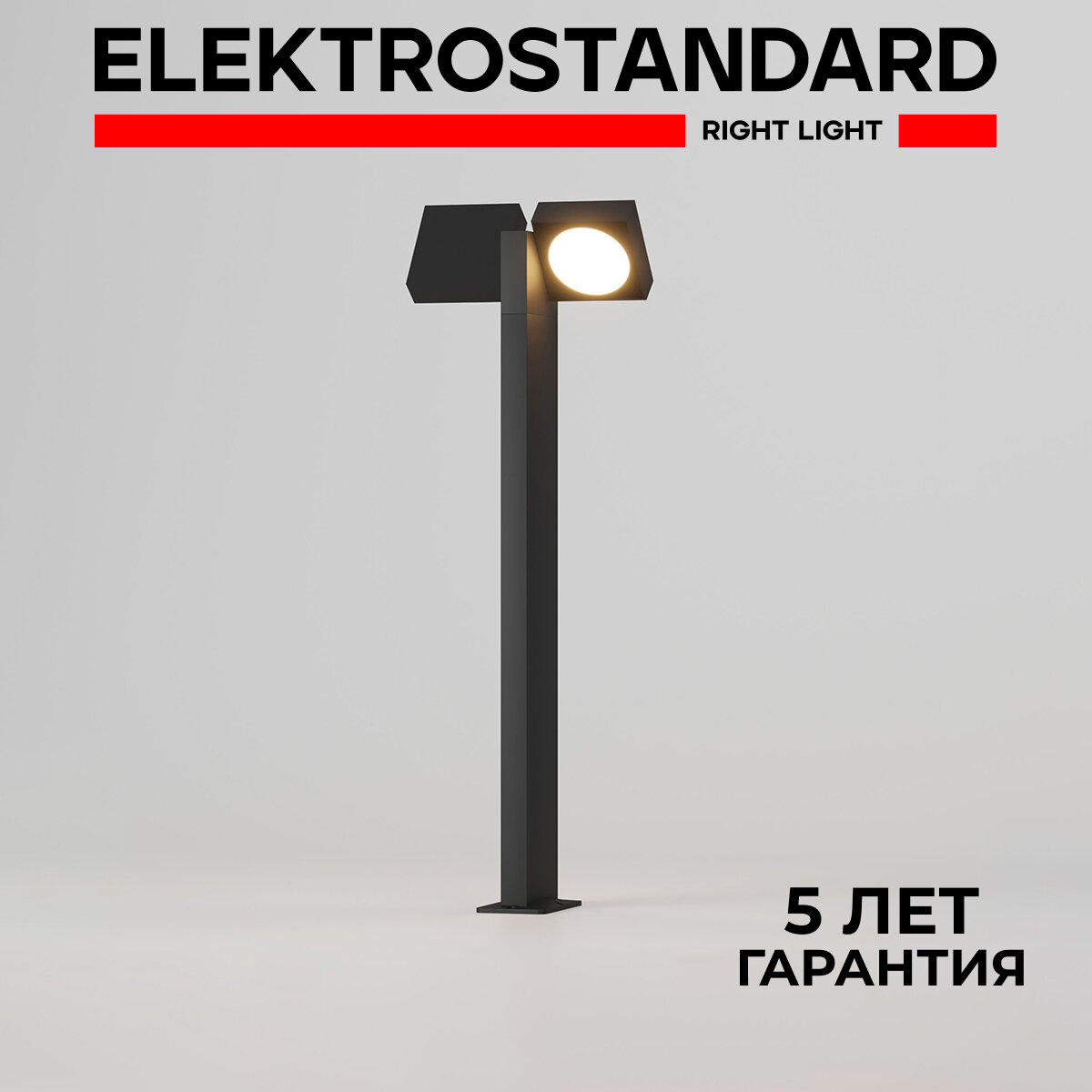 Уличный / Ландшафтный светодиодный светильник Elektrostandard Twin 35170/F, поворотный, 14 Вт, 4000K цвет черный, IP54