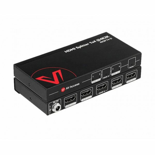 Сплиттер HDMI 1x4 AV Access 4KSP14-D — фото 1
