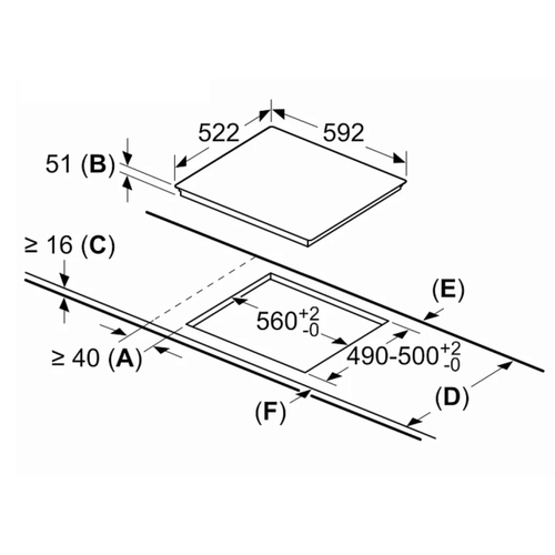 Варочная поверхность Bosch PUC61RBB5E черный