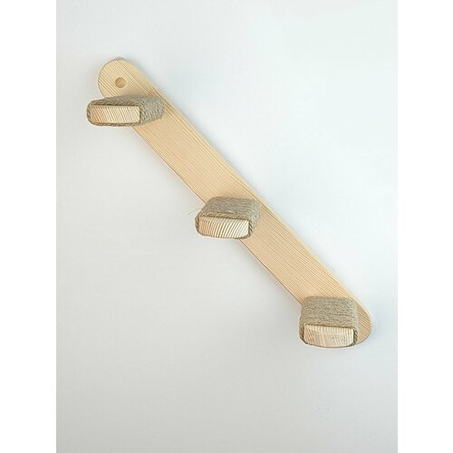 Лесенка настенная мостик для кошек левая 3 ступеньки