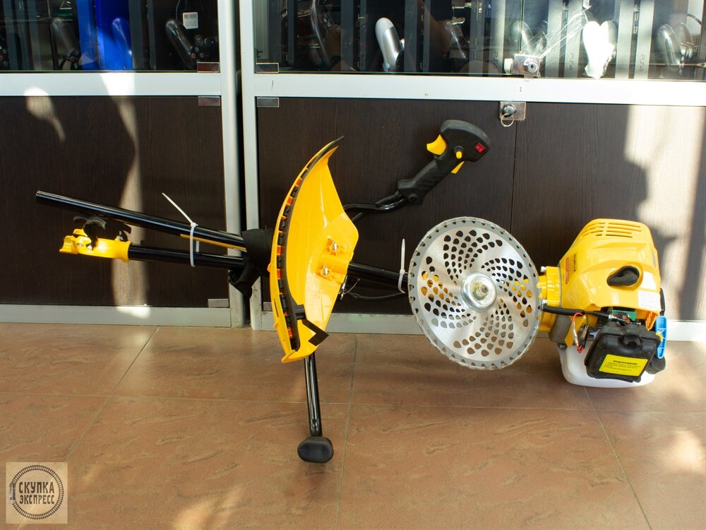 фото Триммер бензиновый / Триммер для травы / бензотриммер с разборной штангой Partner for Garden GT 40 ( 2,2 л. с, 2-х тактный двигатель, разборный ВАЛ, леска И НОЖ )