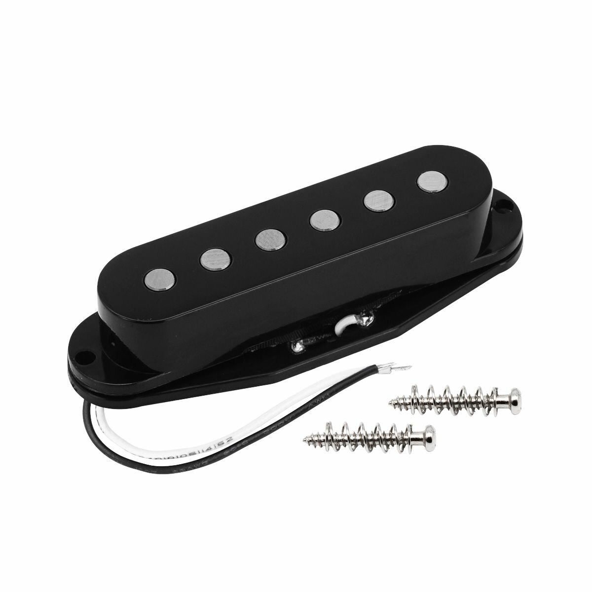 Звукосниматель IKN сингл средний для электрогитары Stratocaster черный Alnico5
