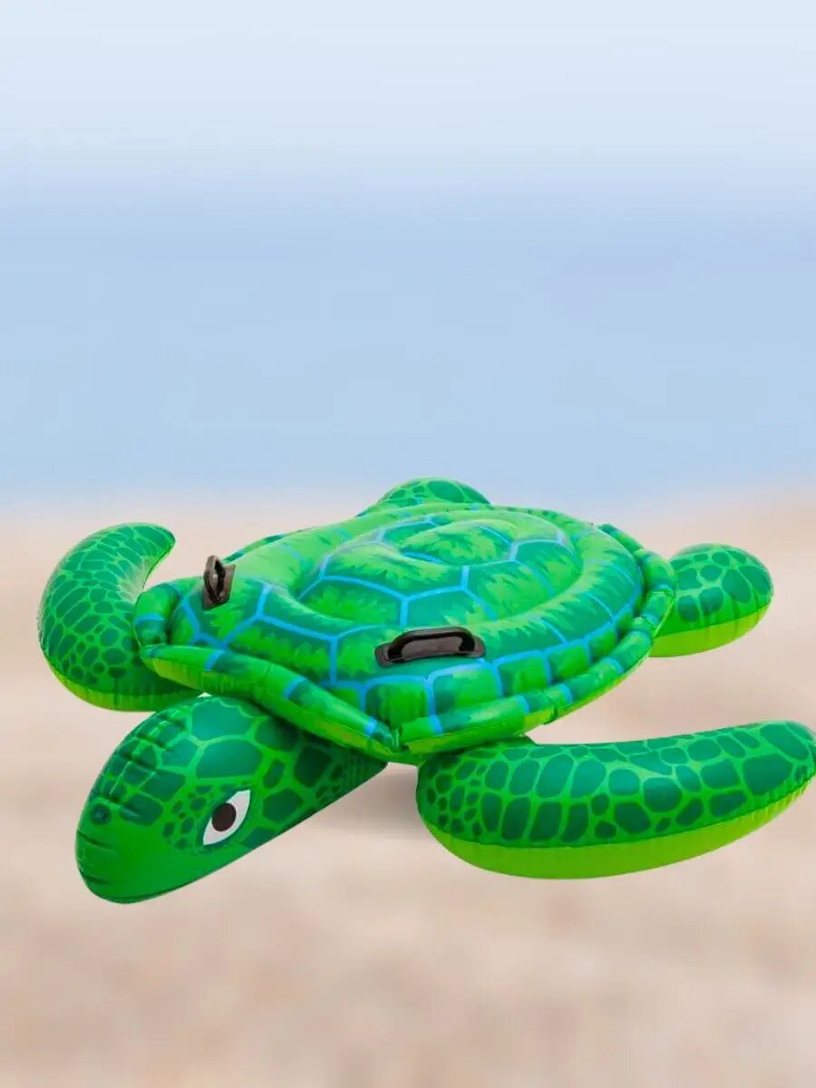Плотик надувной для плавания Маленькая черепашка 150*127см — фото 1