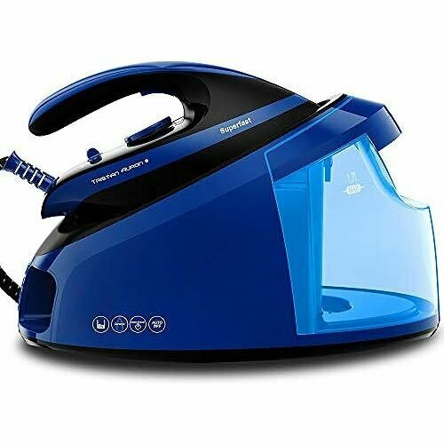 Паровая гладильная станция Tristan Auron 65 бар Давление пара 2800 Вт регулируемая подача пара паровой удар 420 гмин Резервуар для воды емкостью 17 л автоматическое отключение сверхбыстрый синий 2868400₽