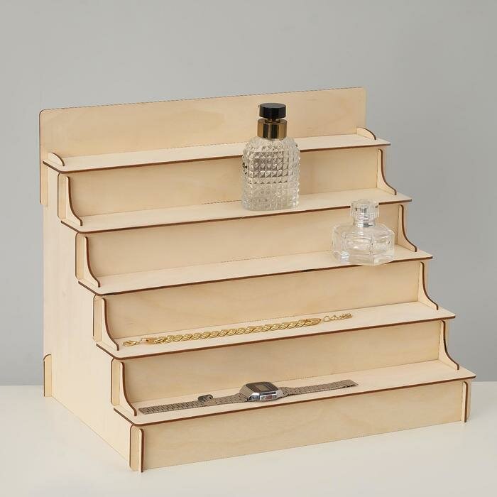 Горка 5 ступенек 375*300*260, толщина 3 мм, цвет бежевый