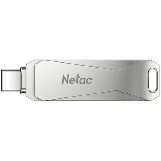 Флешка Netac 256Gb U782C metal silver USB 3.0 (NT03U782C-256G-30PN) — фото 1