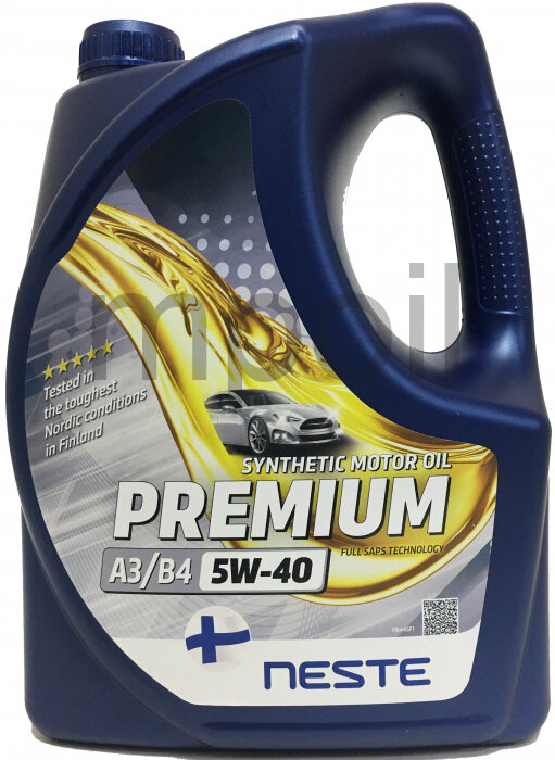 Масло Neste Premium+ 5W-40 4л