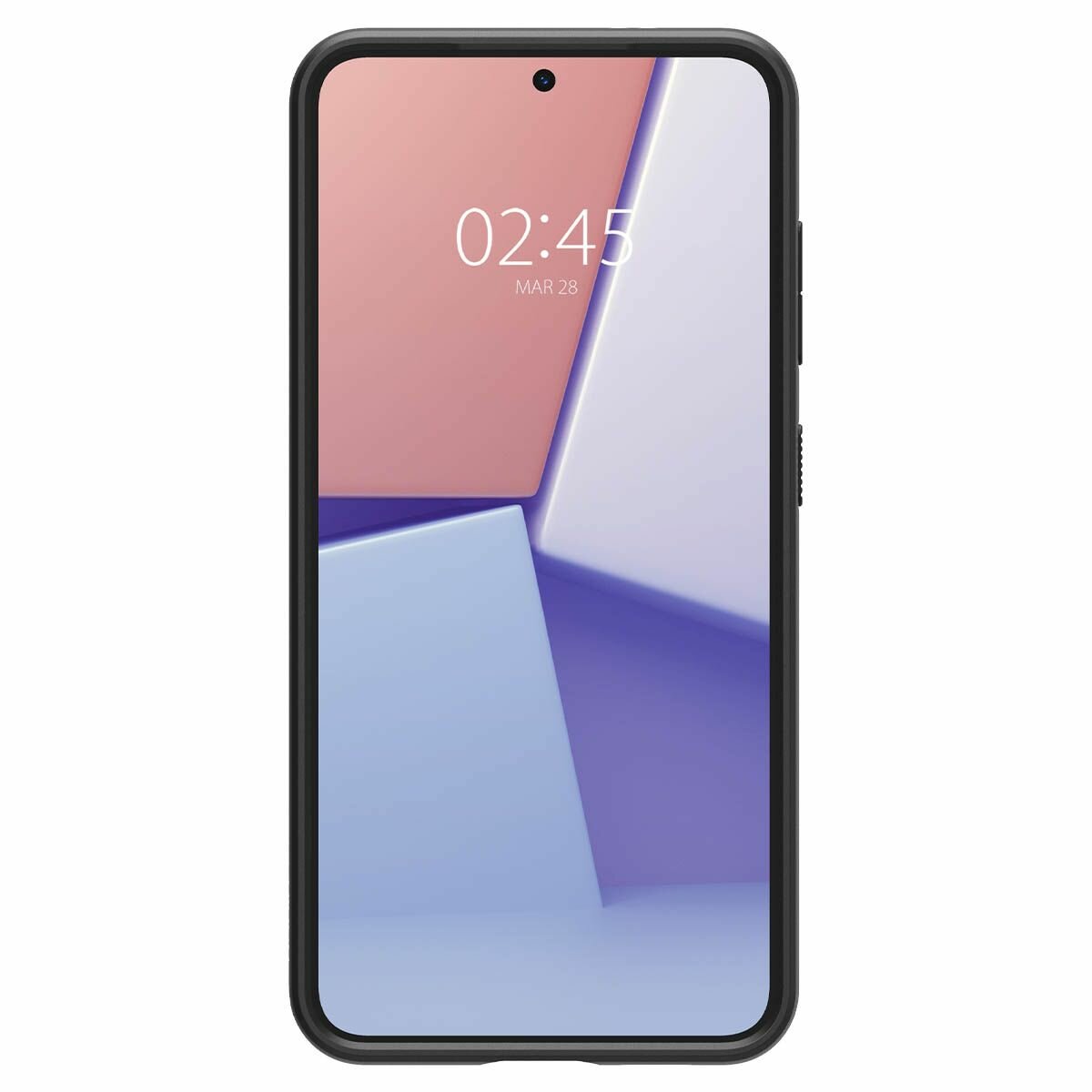 Чехол Spigen на Samsung Galaxy S24 (ACS07360) Liquid Slot / Спиген для Галакси С24 картхолдер, противоударный, с защитой камеры, черный — фото 1
