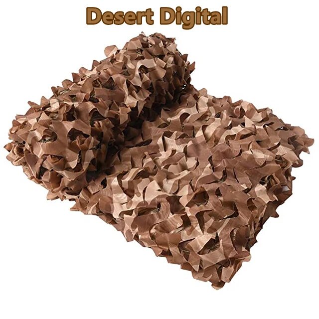 Камуфляжная сетка 4x4M 3x6M 2x3M, Desert Digital, 1.5x2m