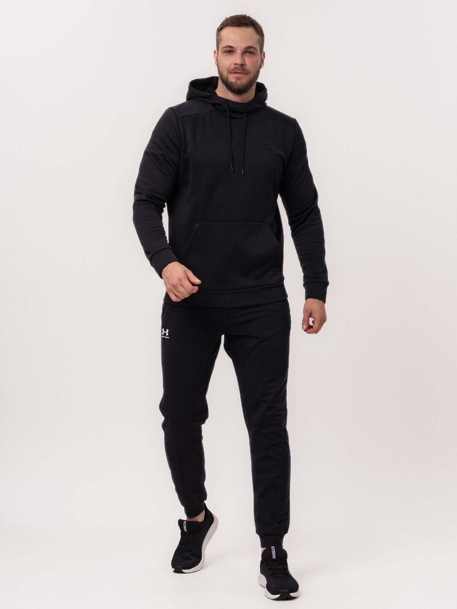 Худи спортивное Under Armour, размер 3XL, , черный
