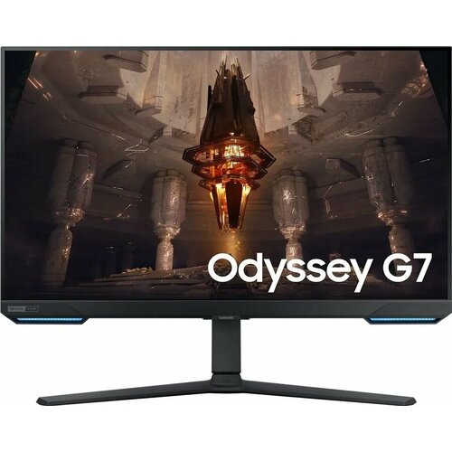 Samsung Монитор 320 Samsung Odyssey G7 G70B UHD LS32BG700EIXCI 3840x2160 IPS черный HDMI DP MM USB Hub LAN WiFi BT 84095₽