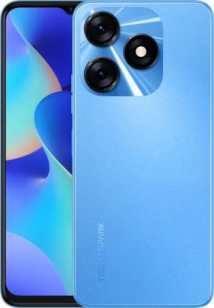 Смартфон TECNO Spark 10 8/128 ГБ, Dual nano SIM, синий