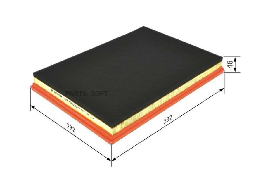 BOSCH F026400233 F 026 400 233_фильтр воздушный!\ Renault Mascott 3.0 04>