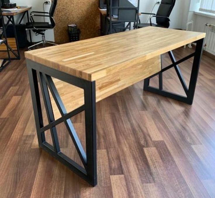 Подстолье ножка 1шт для стола 700х500мм Loft без покраски