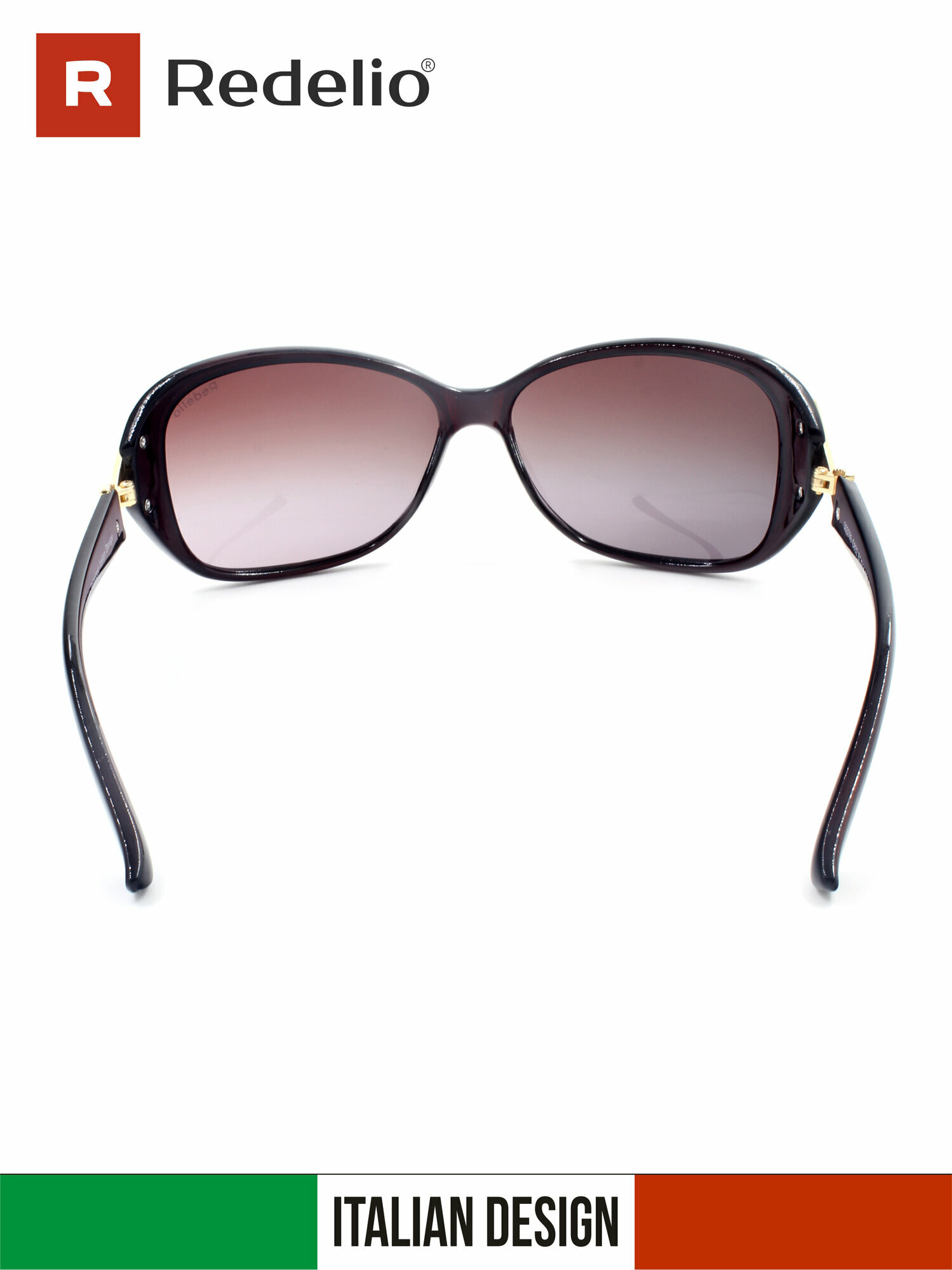 Солнцезащитные очки Redelio, бордовый — фото 1