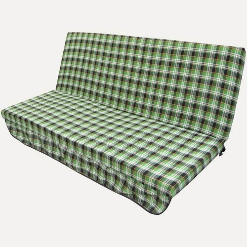 Изображение товара Мягкий элемент Garden Story 1700х560х70 поликоттон М101-МТ010 арт. Люкс, Люкс-2, Комфорт, Триумф, Орбита, Ямайка, Майами (цвет ткани . рис. зеленая клетка "