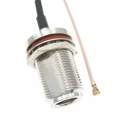 Адаптер для модема (пигтейл) U. fl(IPEX)-N(female)тип2 кабель RG178 30см.
