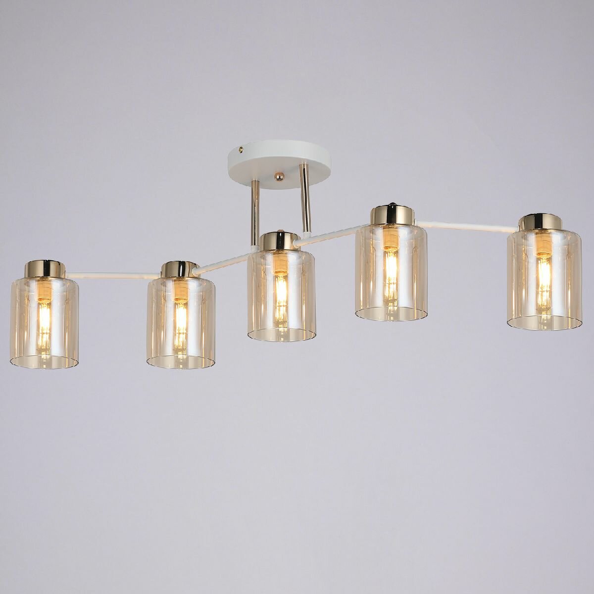 Потолочная люстра Illumico IL6111-5COU-79 WH GD Qui
