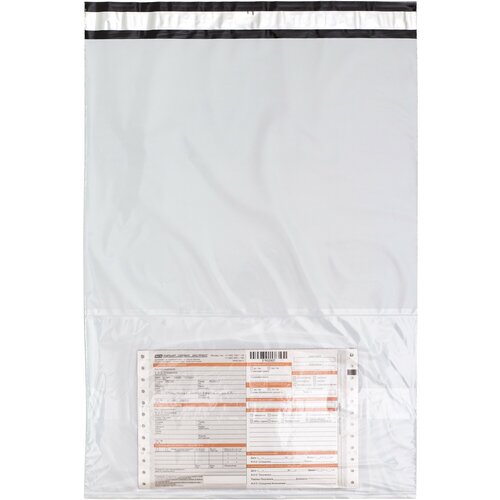 Курьерский пакет 240х320+40, 50 мкм / 50 штук / 40 мкм