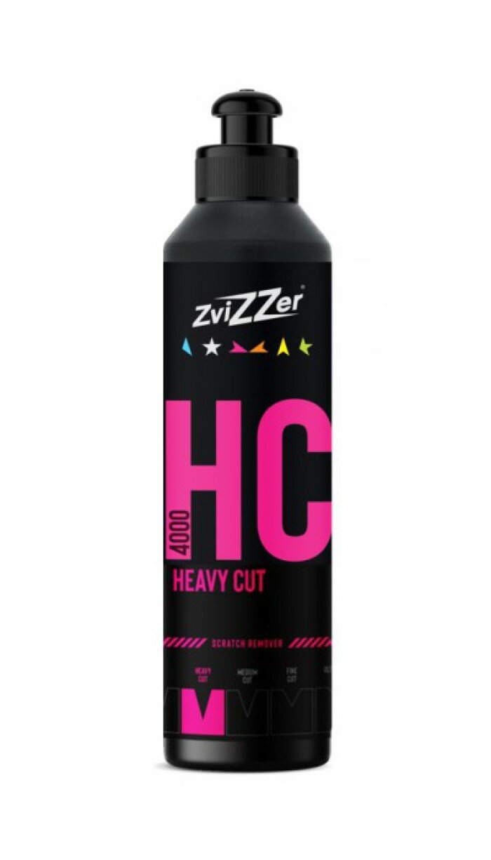 ZviZZer HC 4000 Heavy Cut Полировальная паста ZviZZer крупнозернистая, 250ml