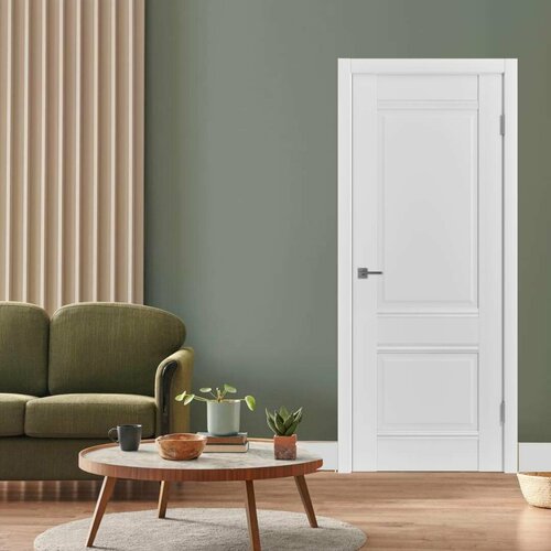 Межкомнатная дверь Вива белая 800х2000 (комплект с погонажом)