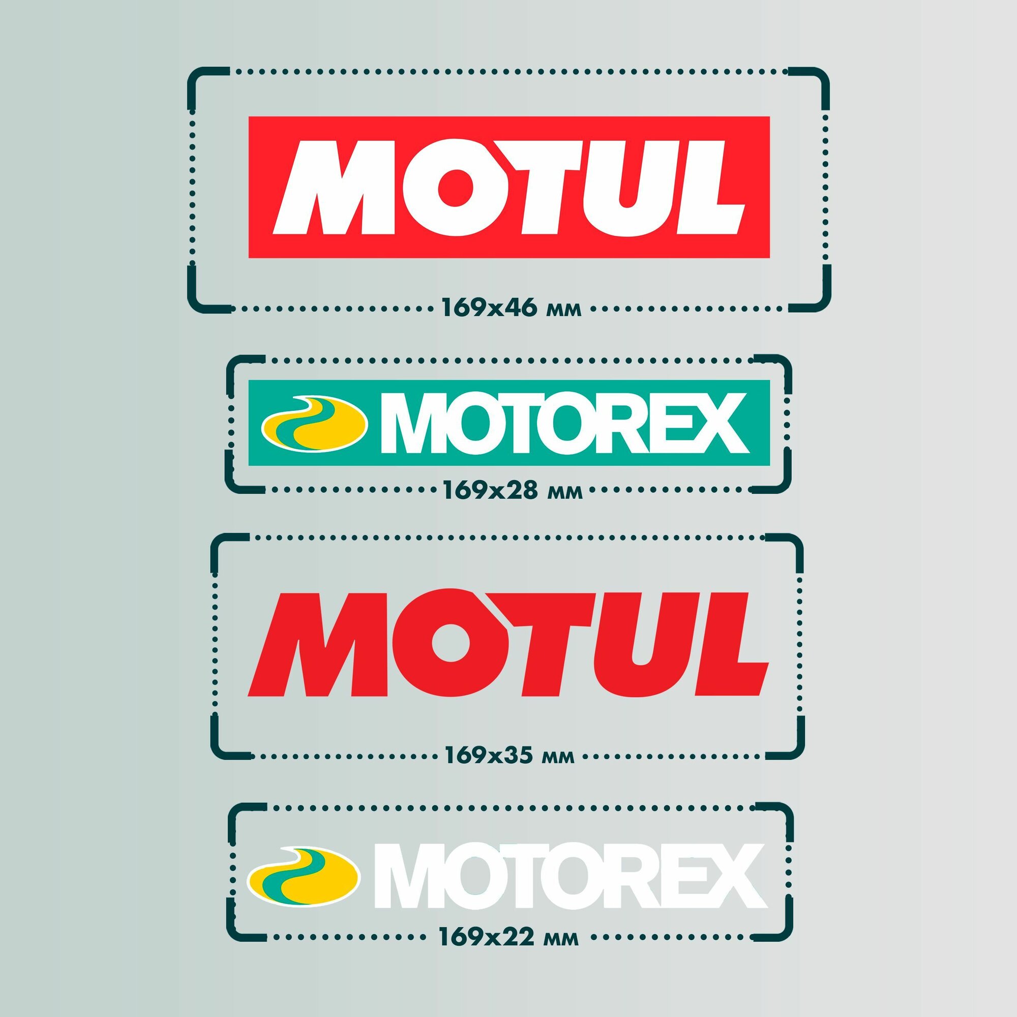 Термонаклейки на одежду Motus Motorex — фото 1