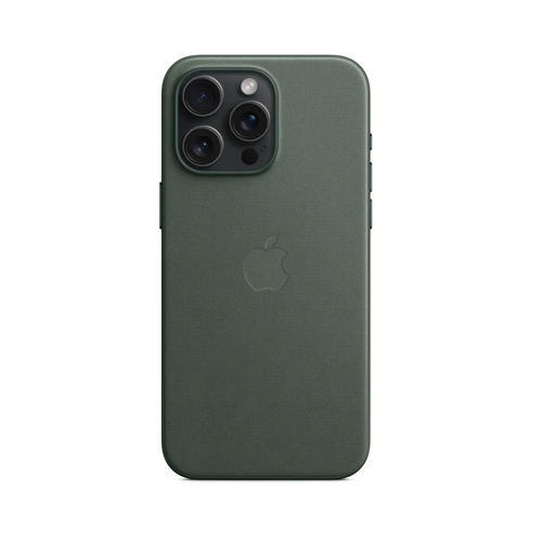 Чехол iPhone 15 Pro MagSafe /Тканевый чехол MagSafe FineWoven для Айфон 15 Про / ( ) зеленый