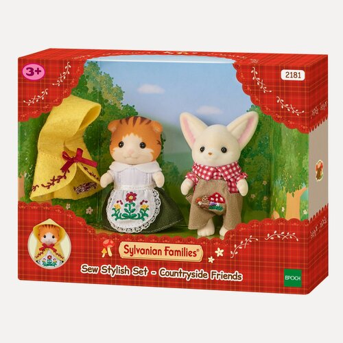 Изображение товара «Сильваниан Фэмилис: друзья в стильных нарядах» — яркий набор для модных игр и творческих сюжетных приключений