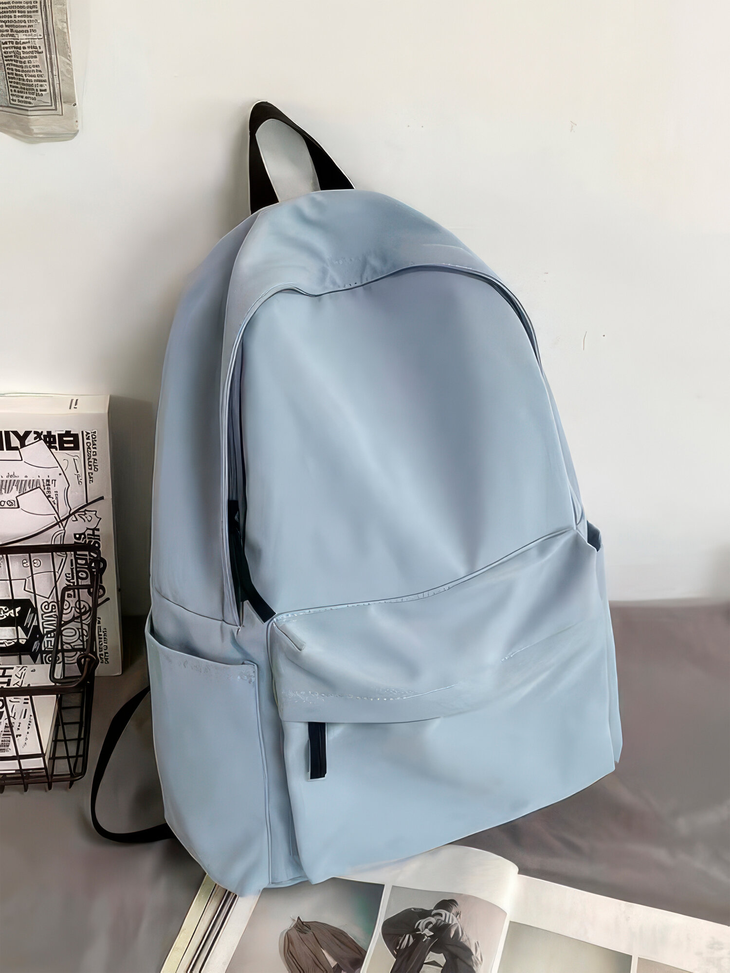 Рюкзак IBRICO полиэстер водонепроницаемый для детей взрослых унисекс цвет голубой