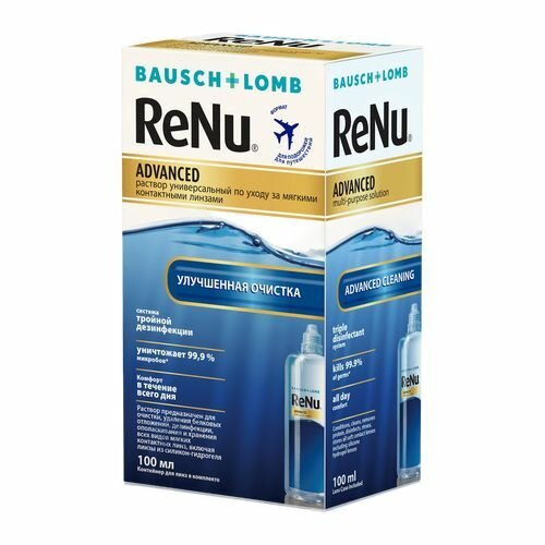 ReNu Advanced, раствор для контактных линз (с контейнером) 100 мл