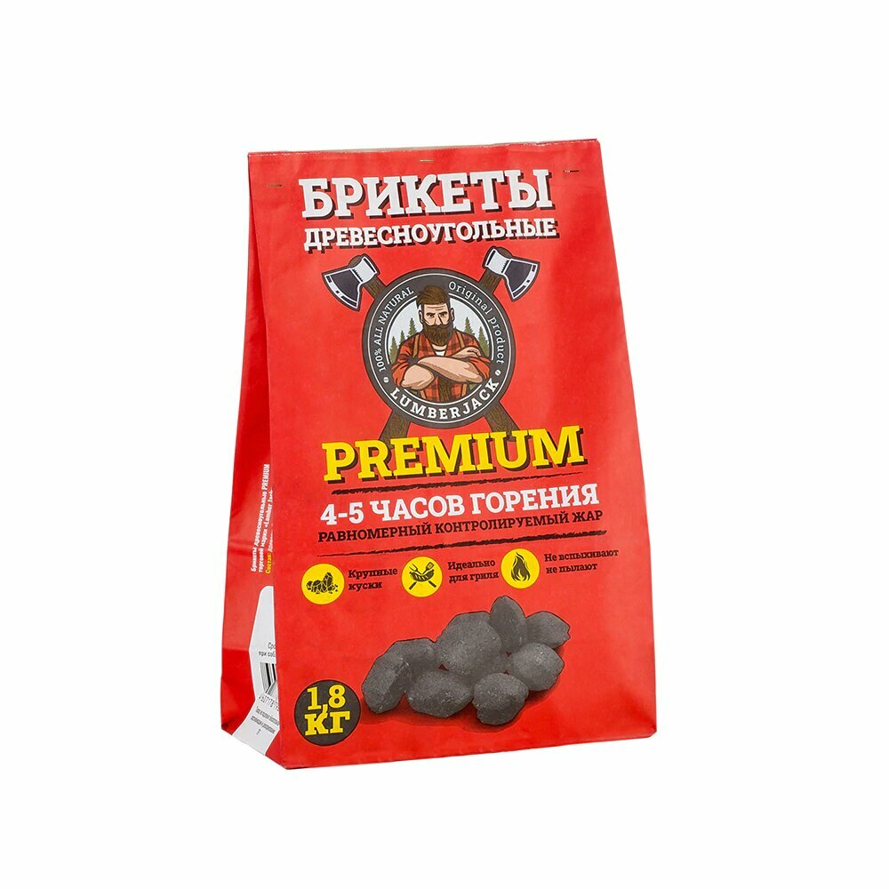 Брикеты древесноугольные Углепром Premium 1,8 кг