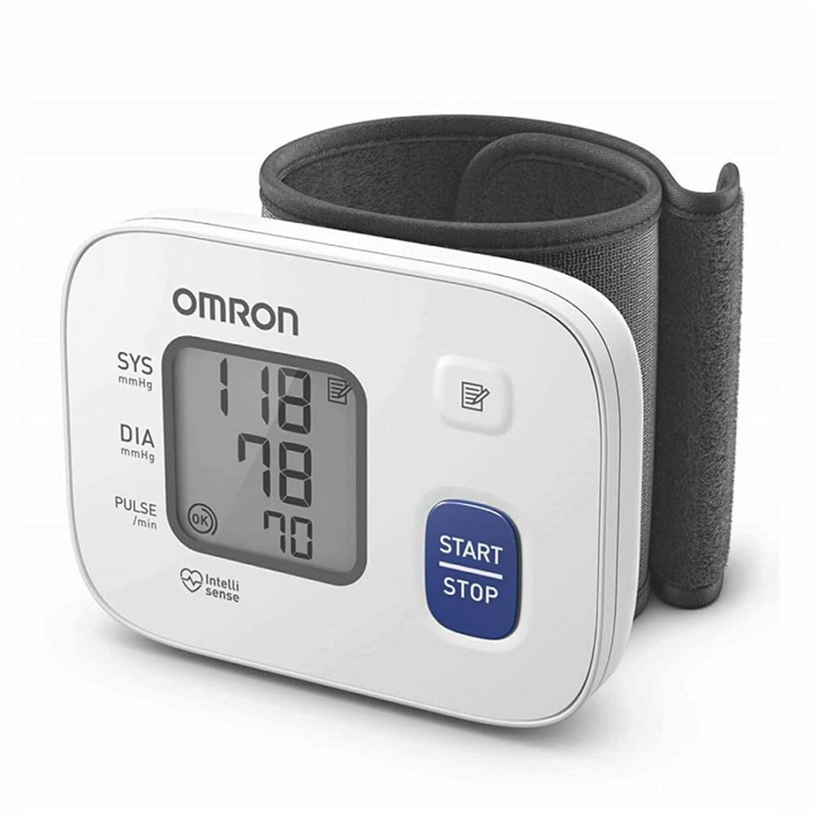 Цифровой наручный тонометр OMRON RS2, обнаружение нерегулярного сердцебиения,