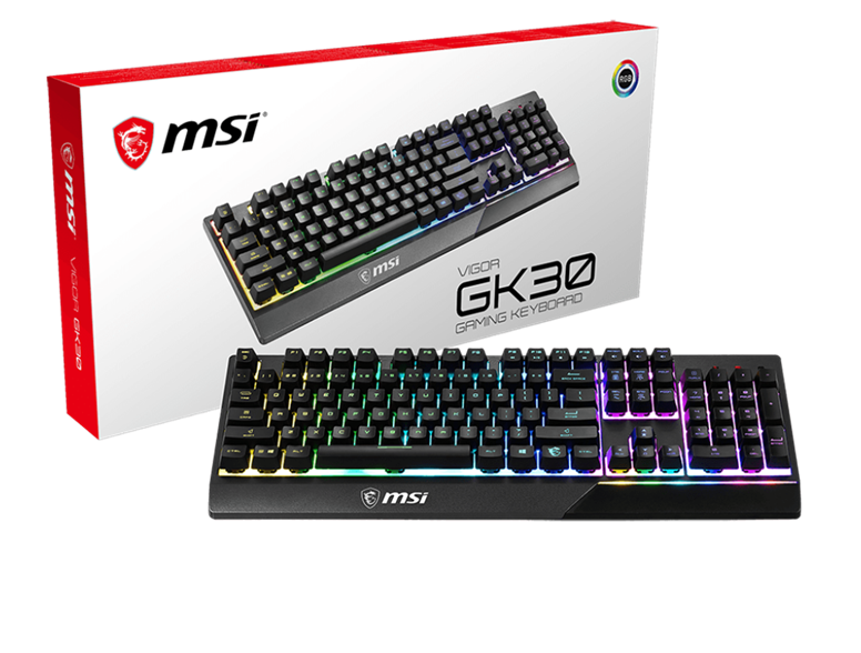 Игровая клавиатура MSI Vigor GK30 /черный/RU