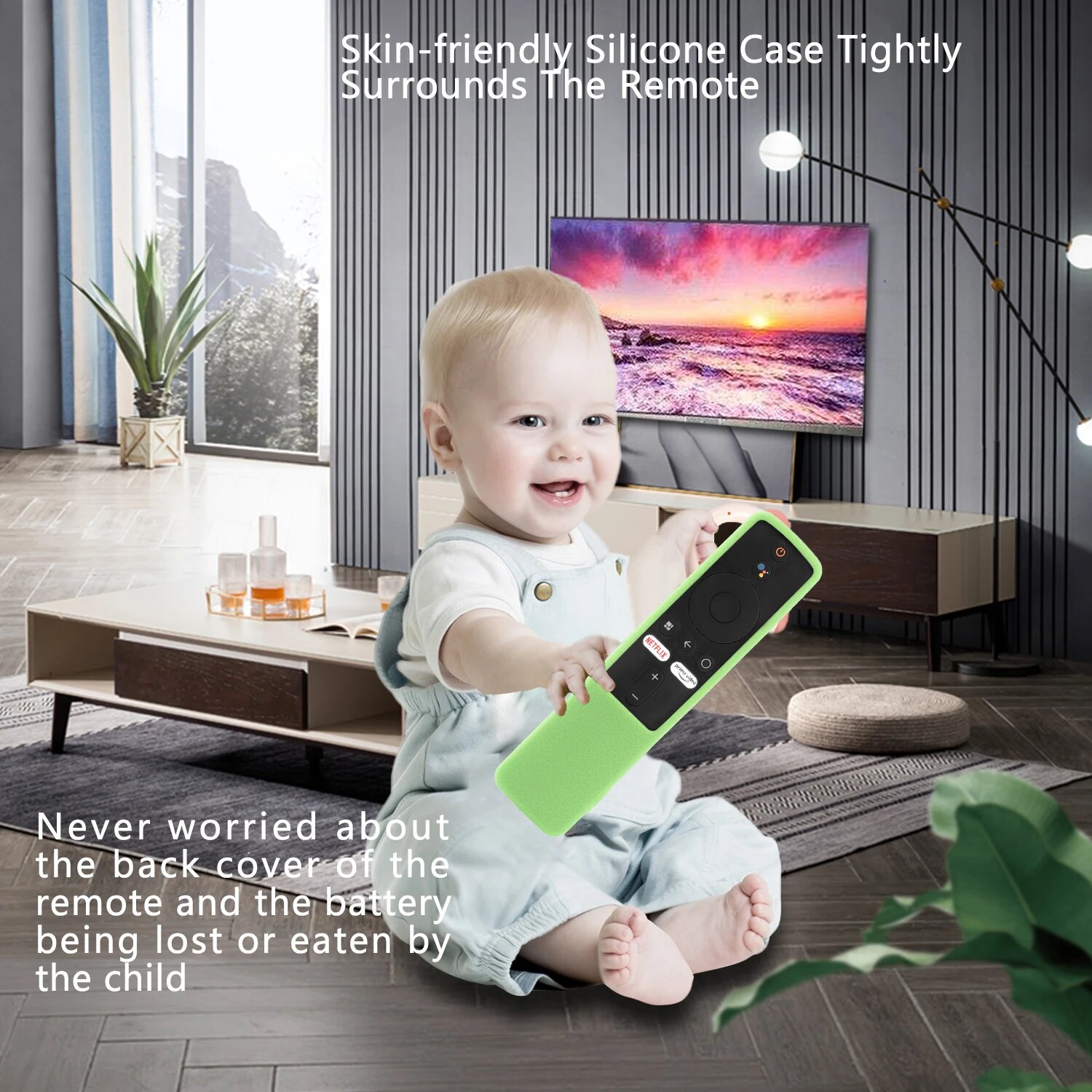 Защитный силиконовый чехол для пульта дистанционного управления Xiaomi TV Stick XMRM-M2 1080P Box — фото 1