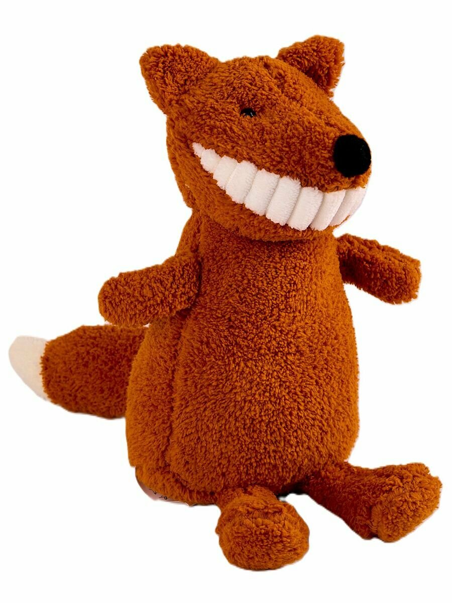 Игрушка мягкая Лис Нельсон с широкой улыбкой 30 см — фото 1
