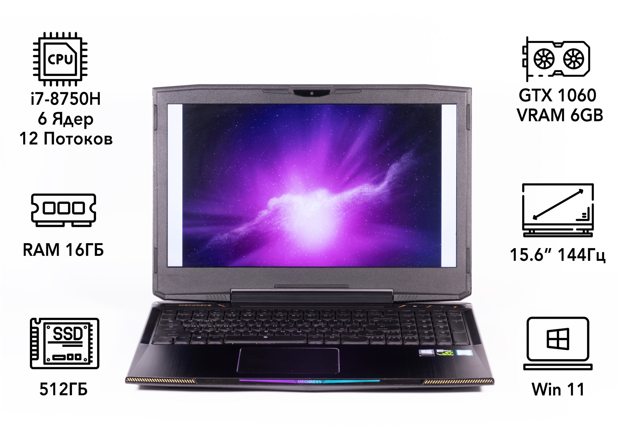 Игровой ноутбук Mechrevo X8Ti Series (15.6