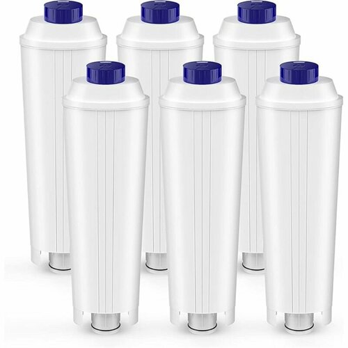 Набор из 6 запасных частей для кофеварки, фильтра воды, пластикового материала DLSC002