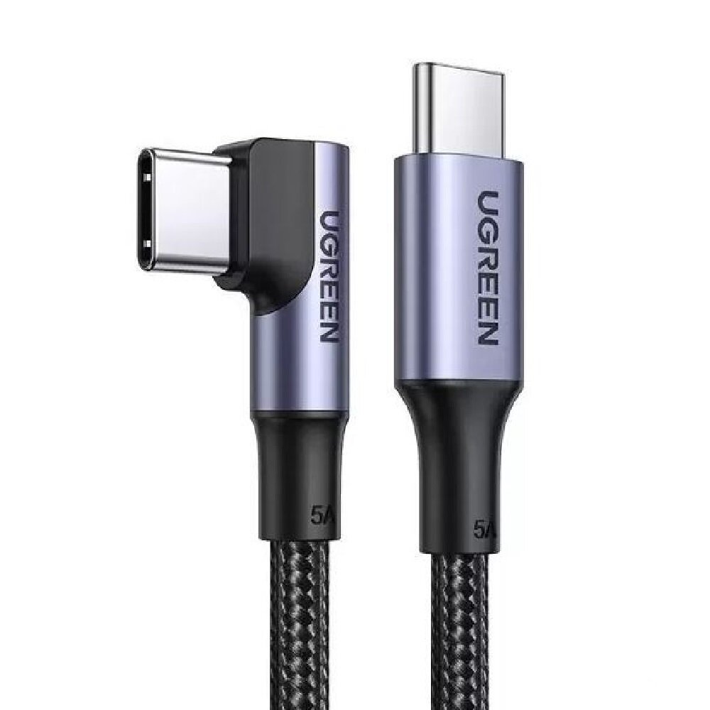 Кабель Type-C 2.0 UGREEN US334, 5A, 2 метра, черный — фото 1