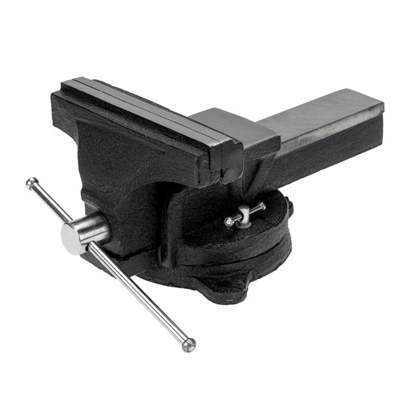 Тиски слесарные 200мм поворотные с наковальней KRANZ