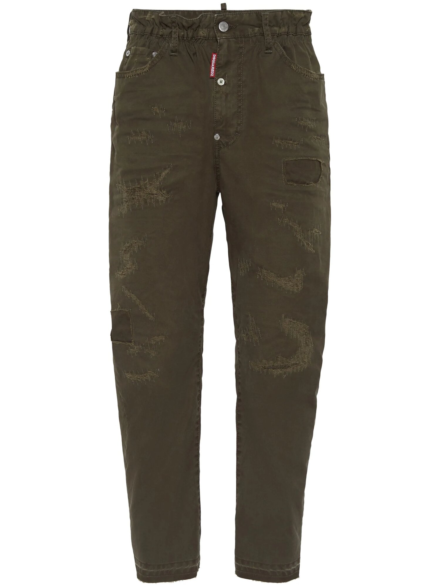 Брюки DSQUARED2, размер 52 IT, зелёный