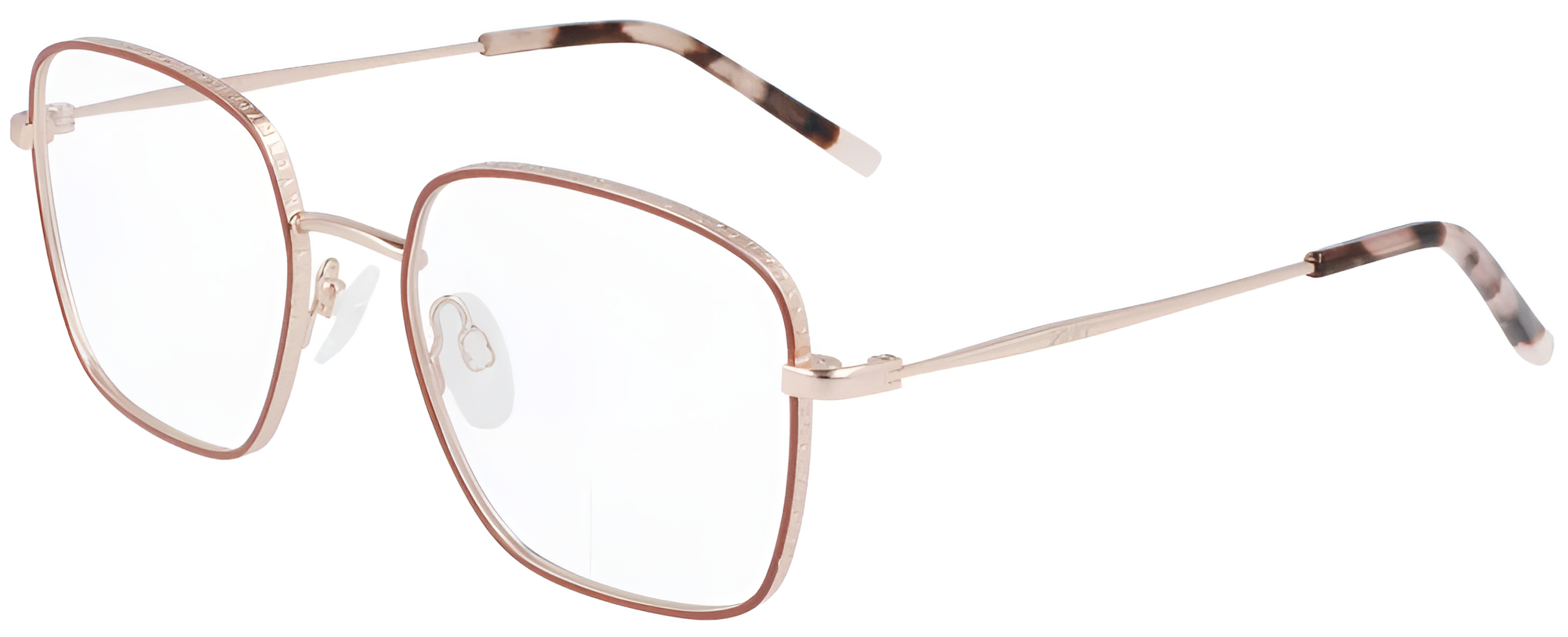 Медицинская оправа DKNY DK1024, для женщин, металл, квадратная форма