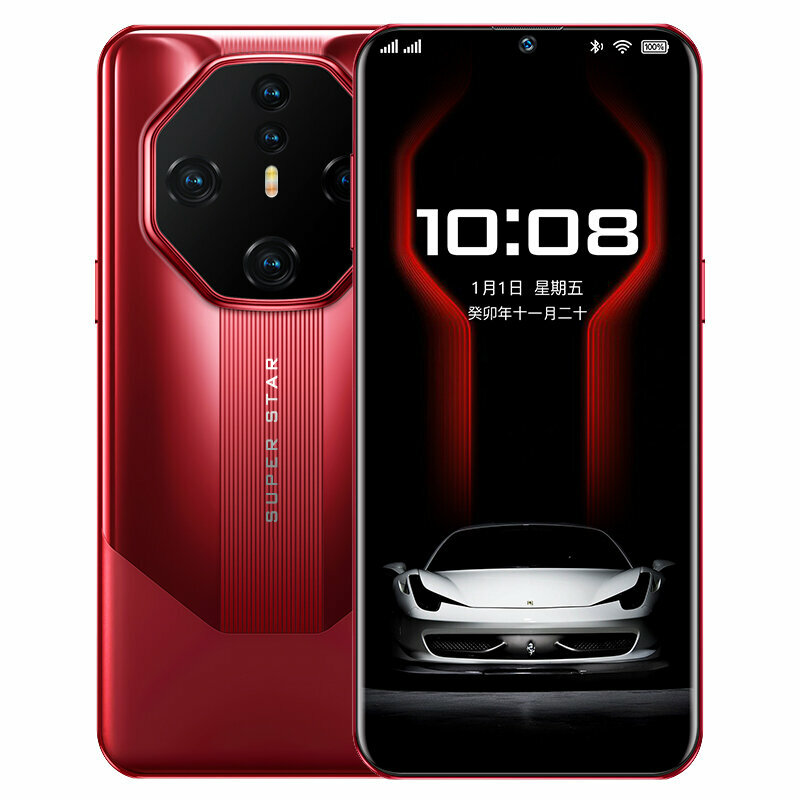 Смартфон SPETIME NOTE 50 6/128 ГБ, Dual nano SIM, красный Мобильные телефоны, Разблокировка по лицу,2340*1080, Smart phone — фото 1