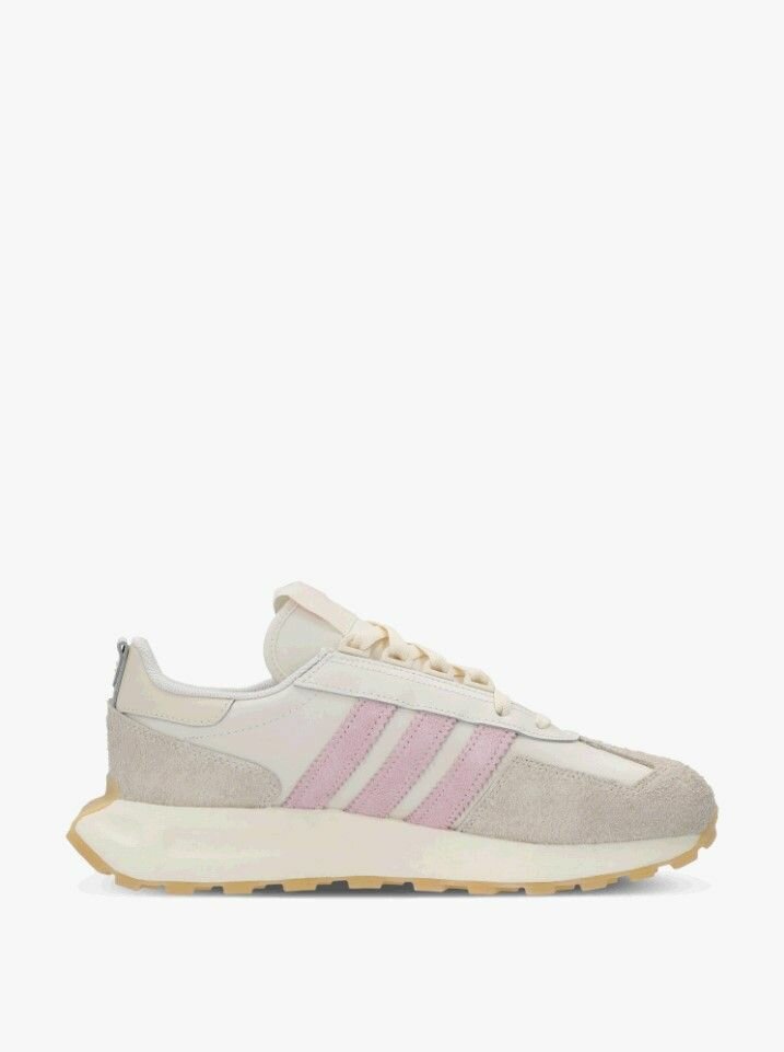 Кроссовки adidas, размер 8.5 UK, белый, розовый