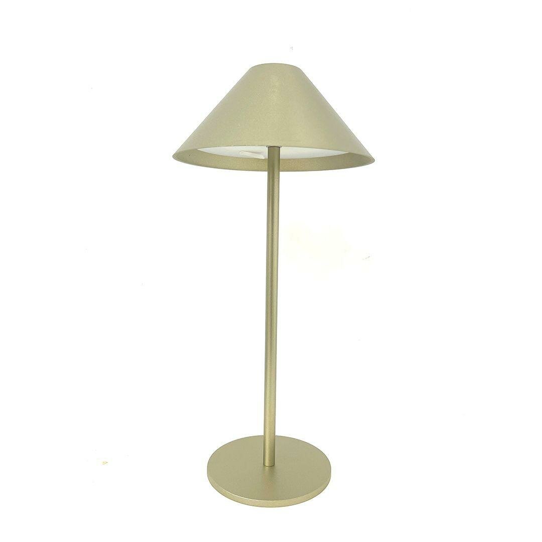 Уличный светодиодный светильник Kink Light Лагура 07100-T36 цвет Желтый/Шампань материал Металл/Металл акрил