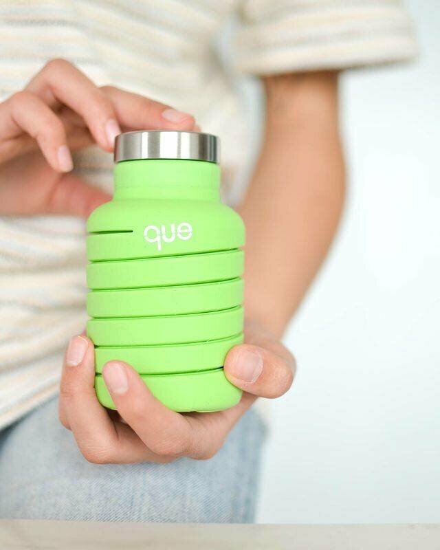 Бутылка складная Que 592 мл, цвет: Keylime Green
