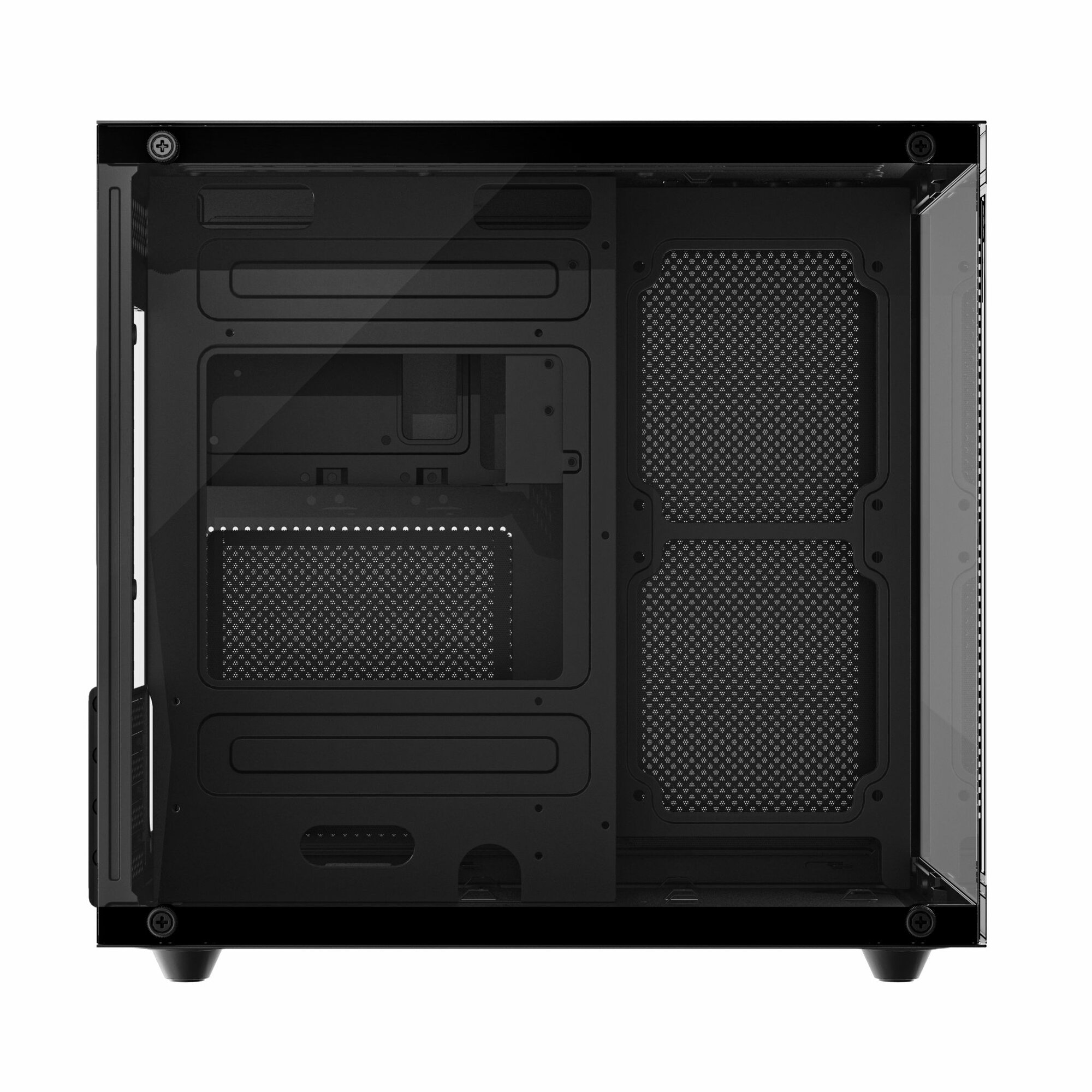 Корпус Invader Q3S кубик + закаленное стекло, Micro-ATX, Mini-ITX — фото 1