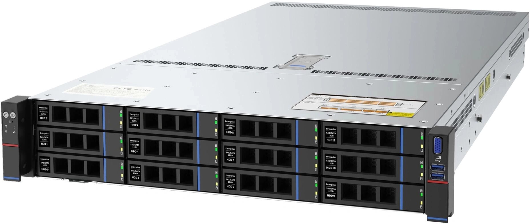 Сервер IRU Rock g2212p 2x6354 8x32Gb 9361-8I AST2500 2xGigEth 2x1300W w/o OS (2086654)