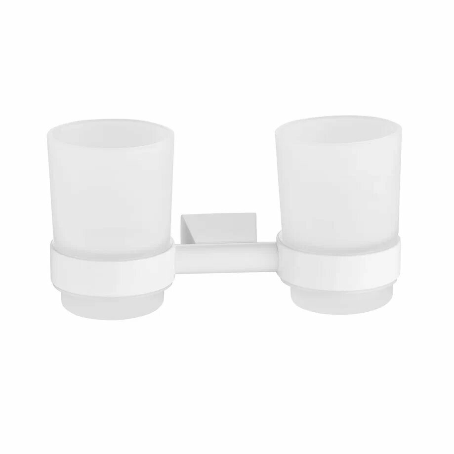 Стакан для ванной комнаты двойной Shevanik SGZV57WY22VPC белый